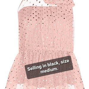 😎Mesh Detail Peplum Top blouse